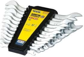 Набор ключей рожковых MasterTool 702112 6x7-30x32 мм 12 шт
