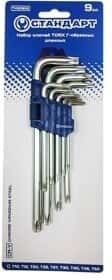 Набор ключей TORX Стандарт TKS0902 T10-T50 9 шт