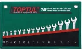 Набор ключей рожковых Toptul GRAJ1501 3,2-14 мм 15 шт