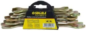 Набор ключей рожковых Sigma 6010281 8-18 мм 6 шт