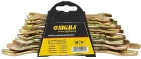 Набор ключей рожковых Sigma 6010291 8-22  мм 8 шт