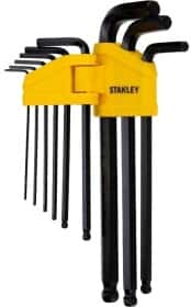 Набір ключів шестигранних Stanley 0-69-256 1,5-10 мм з кулеподібним наконечником 9 шт