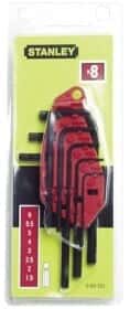 Набір ключів шестигранних Stanley 0-69-251 1,5-6 мм 8 шт