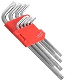 Набір ключів TORX Carlife WR2112 T10H-T50H 9 шт