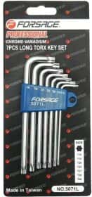 Набір ключів TORX Forsage F-5071L T10-T40 7 шт
