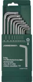 Набор ключей TORX Jonnesway H08MtP09S T10H-T50H 9 шт
