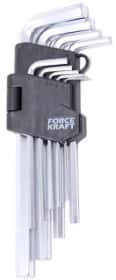Набор ключей шестигранных Forcekraft FK-5093XL 1,5-10 мм 9 шт