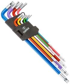 Набор ключей TORX Topex 35D969 T10-T50 9 шт