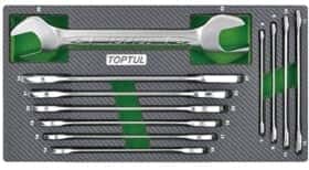 Набор ключей рожковых Toptul GEA1102 6x7-30x32 мм 11 шт