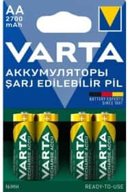 Аккумуляторная батарейка Varta Recharge Accu 5706301404 2700 mAh 4 шт