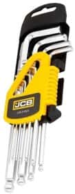 Набір ключів шестигранних JCB JCB-5102LB 1,27-10 мм з кулеподібним наконечником 10 шт