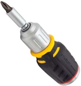 Отвертка реверсивная с набором бит Stanley FatMax Stubby FMHT0-62688