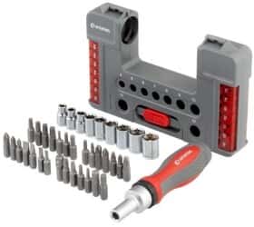 Отвертка реверсивная с набором бит Intertool VT-3638