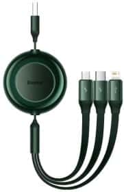 Кабель 3 в 1 Baseus USB - Apple Lightning - type-C - Micro USB Bright Mirror 2 CAMJ010006 1,1 м