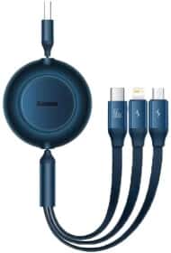 Кабель 3 в 1 Baseus USB - Apple Lightning - type-C - Micro USB Bright Mirror 2 CAMJ010103 1,1 м