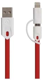 Кабель 2 в 1 Wesdar RL054625 USB - Apple Lighting - Micro USB 1 м