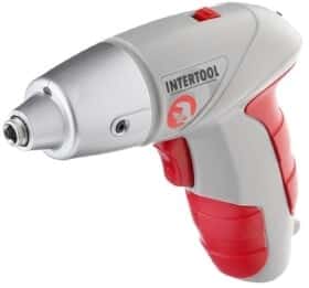 Электроотвертка Intertool DT-0301 (ЗУ + биты + головки + чехол)