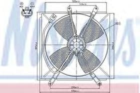 Вентилятор системы охлаждения двигателя