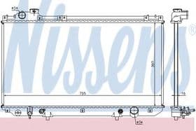 Радиатор охлаждения двигателя