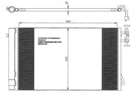 Радіатор кондиціонера