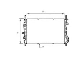 Радиатор охлаждения двигателя