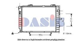 Радиатор охлаждения двигателя