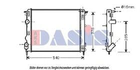 Радиатор охлаждения двигателя