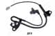ABS-211 Japanparts Датчик ABS для Toyota Avensis Verso