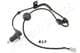 ABS-K17 Japanparts Датчик ABS для Kia Cerato