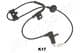 ABS-K17 Japanparts Датчик ABS для Kia Cerato