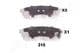 PP-316AF Japanparts Гальмівні колодки для Mazda MPV