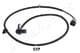 ABS537 Japanparts Датчик ABS для Mitsubishi Outlander