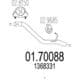 01.70088 MTS Приймальна труба для Ford Focus