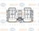 8EW 009 158-151 Behr Hella Вентилятор салону