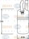 8FT 351 192-051 Behr Hella Осушувач кондиціонера для Ford Mondeo
