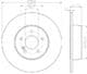 8DD 355 114-211 Behr Hella Гальмівний диск
