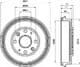 8DT 355 300-761 Behr Hella Гальмівний барабан