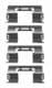 8DZ 355 204-351 Behr Hella Комплектующие дисковых тормозных колодок