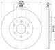 8DD355129561 Behr Hella Гальмівний диск