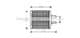 DW6088 AVA Quality Cooling Радіатор пічки