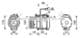 MTAK227 AVA Quality Cooling Компрессор кондиционера для Mitsubishi Pajero