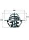 TX 3 79D Mahle Термостат
