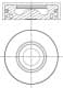 013pi00137000 Mahle Поршень двигателя