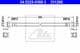 24.5225-0300.3 ATE Гальмівний шланг для Porsche 911