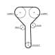 k015723xs Gates Комплект ремня ГРМ