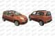 FT1242001 Prasco Решетка радиатора для Fiat Panda
