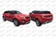 LR7002001 Prasco Решітка радіатора для Land Rover Range Rover Evoque