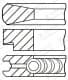 08-110000-00 Goetze Комплект поршневых колец для Alfa Romeo 75