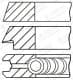08-325100-00 Goetze Комплект поршневих кілець для Porsche 911
