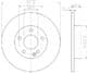 92131803 Textar Тормозной диск для Mercedes A-Class